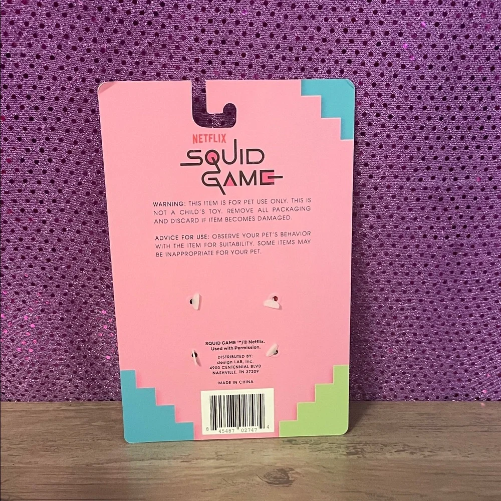 🏝️🎉Netflix Squid Game Cat Toy Set